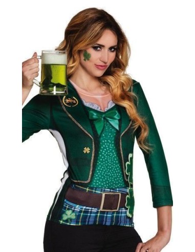Bedrucktes T-Shirt Bierparty Größe L - von hoher Qualität, ideal für Karneval, Themenpartys und besondere Veranstaltungen.